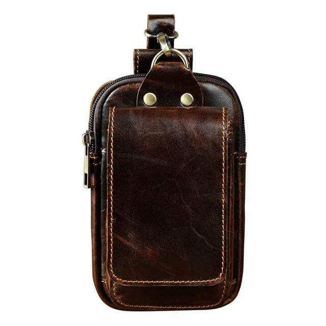 Sac banane en cuir pour homme