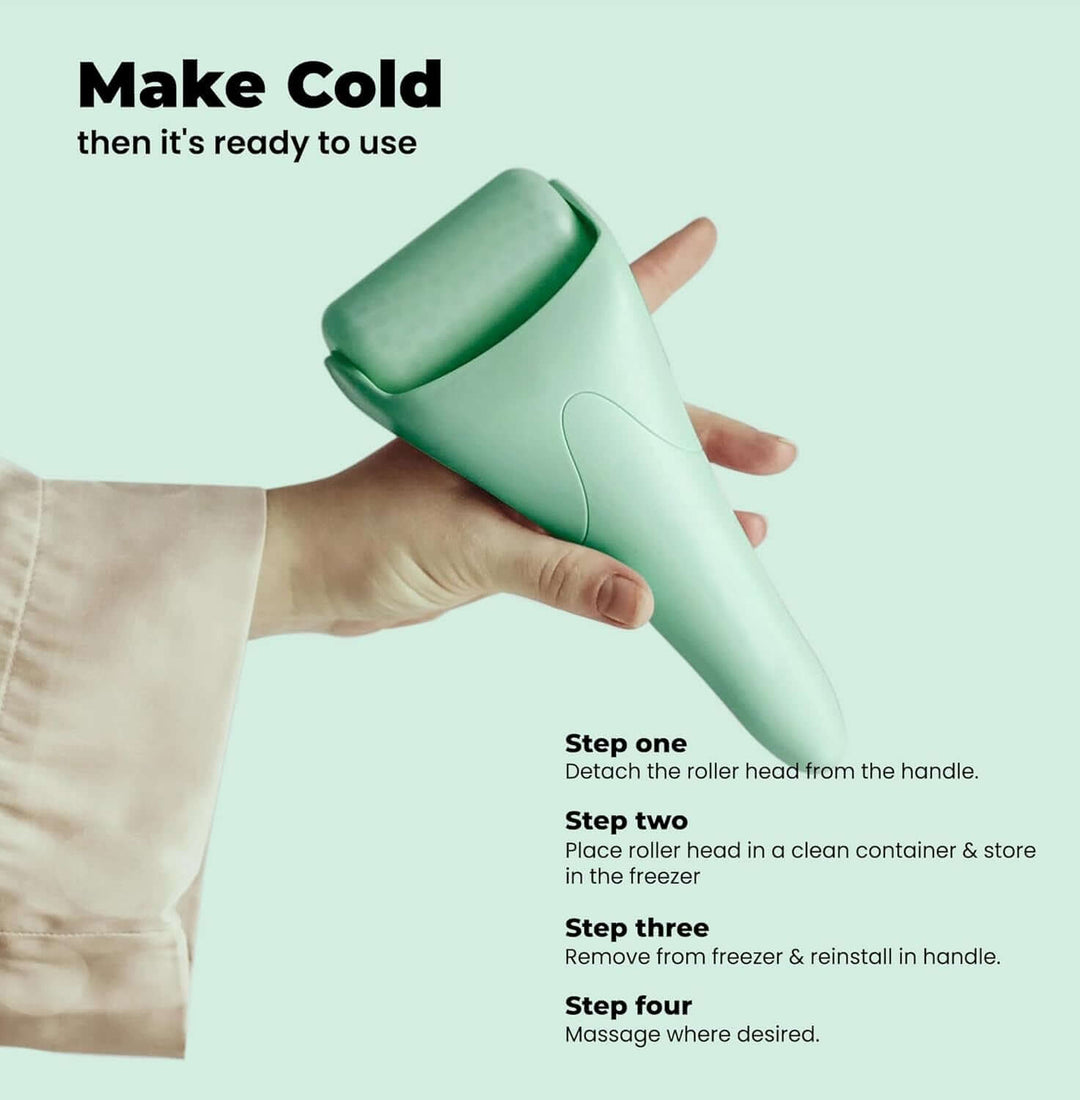 Rouleau de glace pour le visage - anti-rides et anti-poches