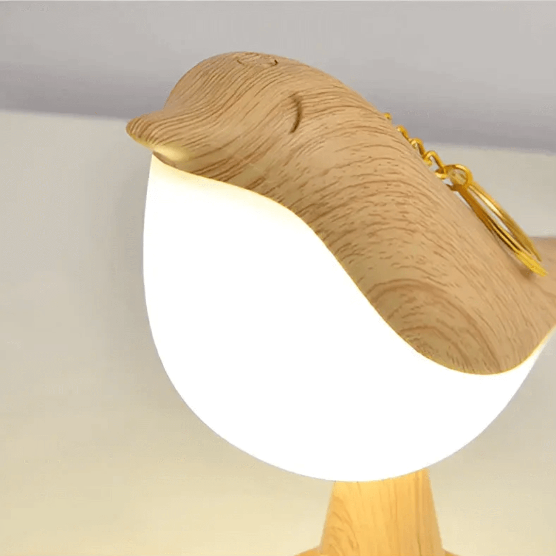 Lampe LED oiseau tactile et aromathérapie