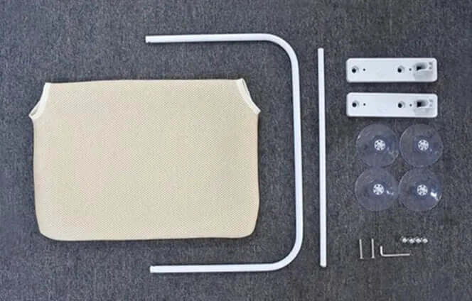 Hamac mural pour chats - vue panoramique