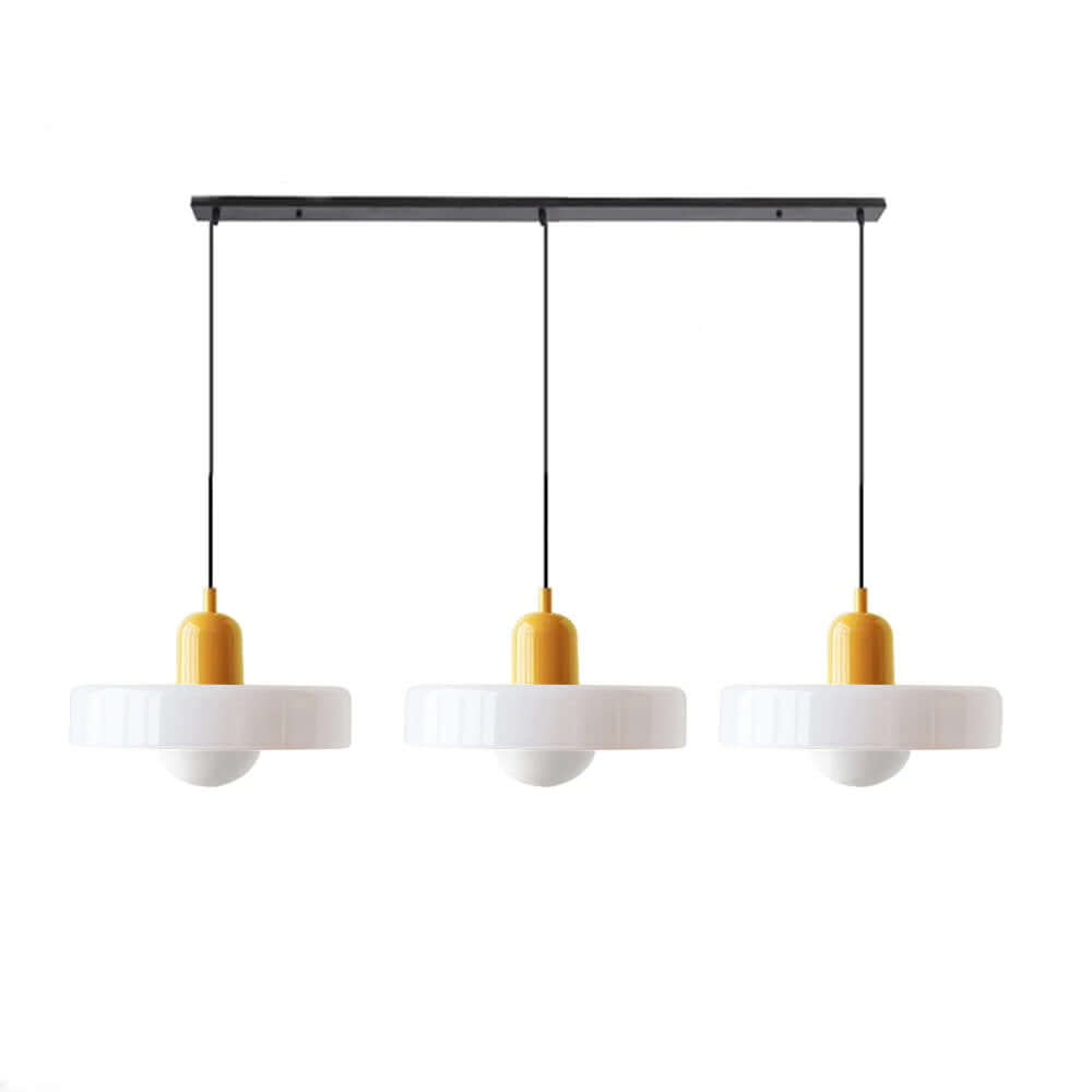 3-köpfige Bauhaus Pendelleuchte
