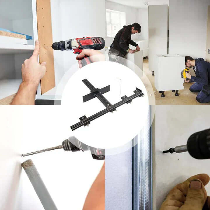 Präzisions-Bohrschablone für exakte Montage