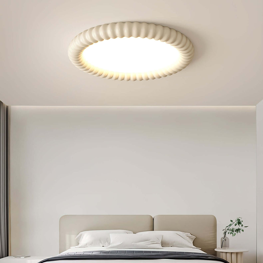 Plafonnier LED moderne - design ondulé
