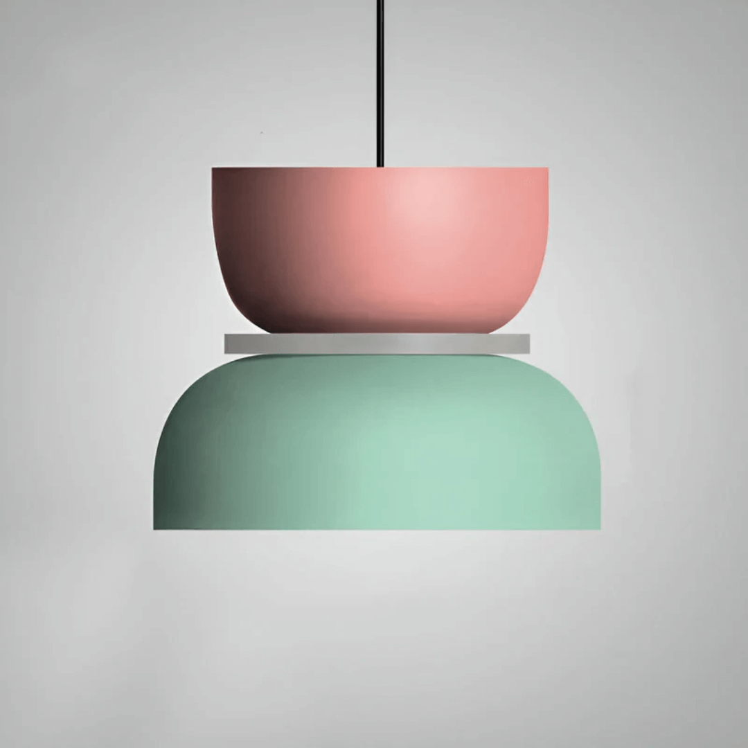 Bunte LED Pendelleuchte Macaron Design