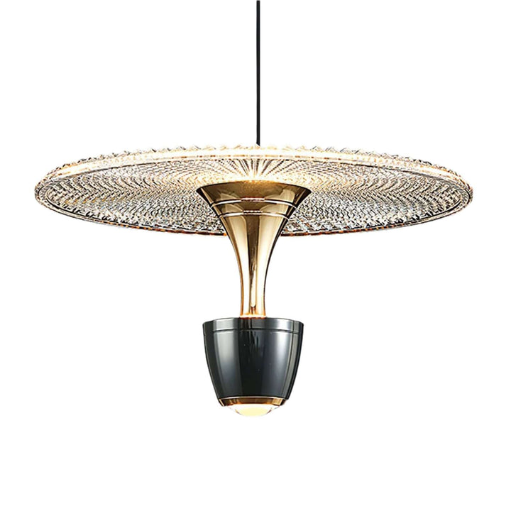 Suspension LED moderne en forme de disque