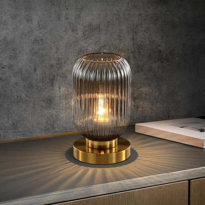 Lampe de table en cristal moderne