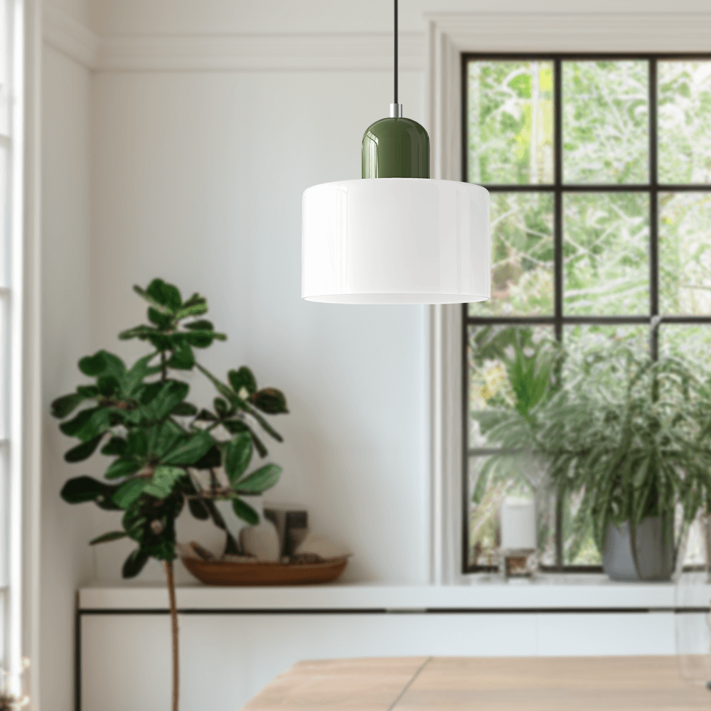 Bauhaus Glaspendelleuchte Modern