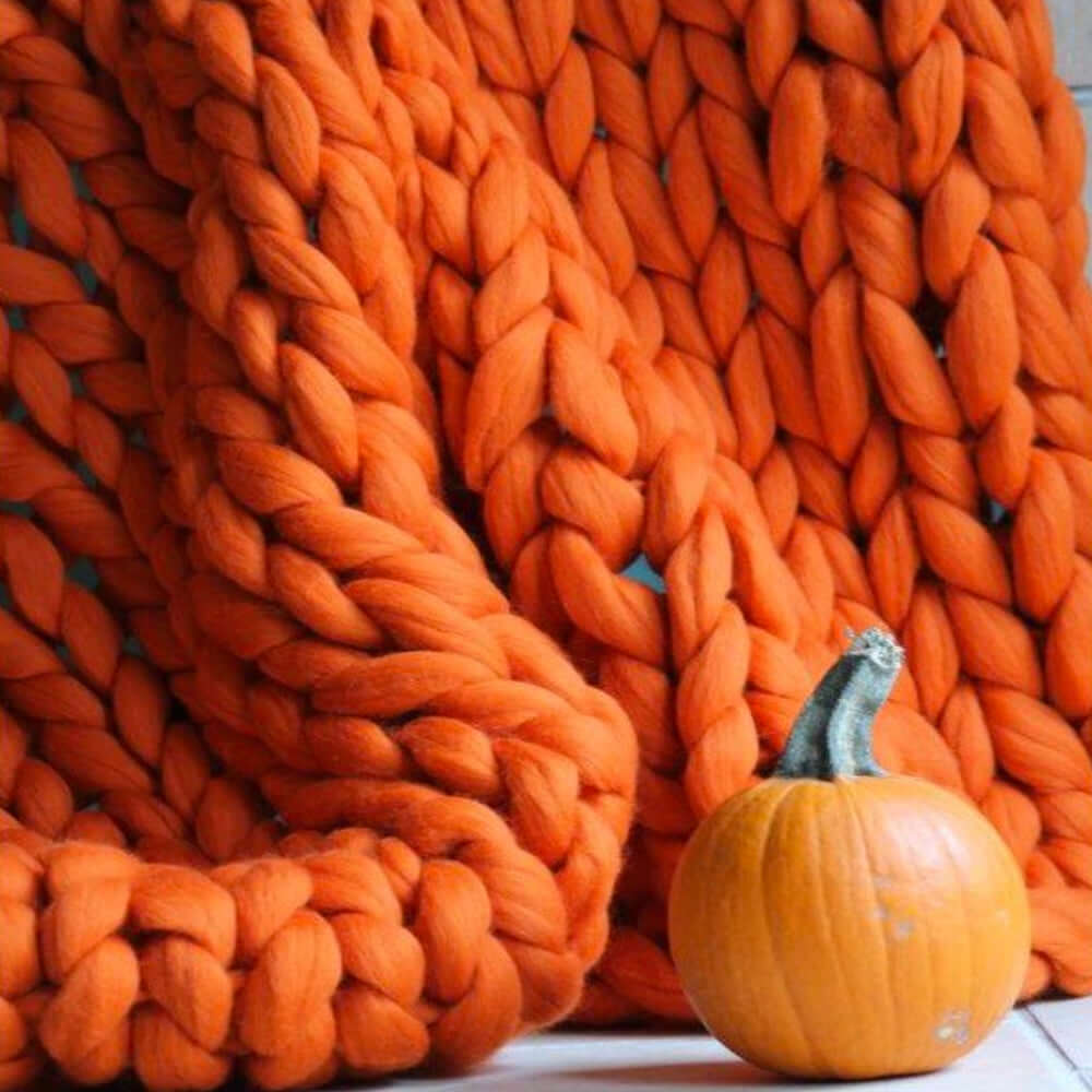 Chunky XL Garn 1000g - DIY Decke stricken