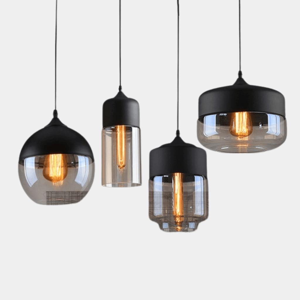 LED Pendelleuchte Modern Glas Metall Kombiniert