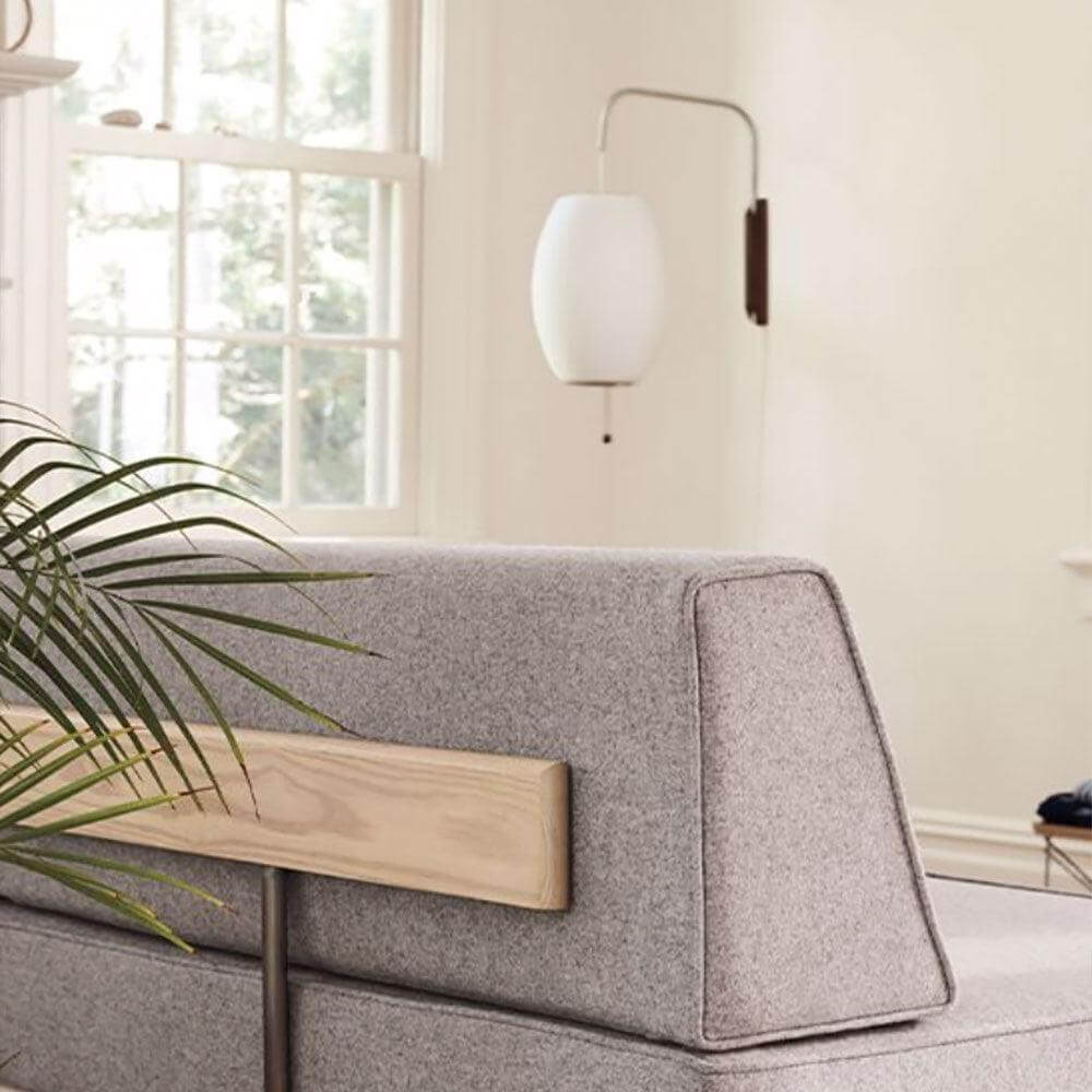 Applique murale moderne design boule lumière blanche chaude