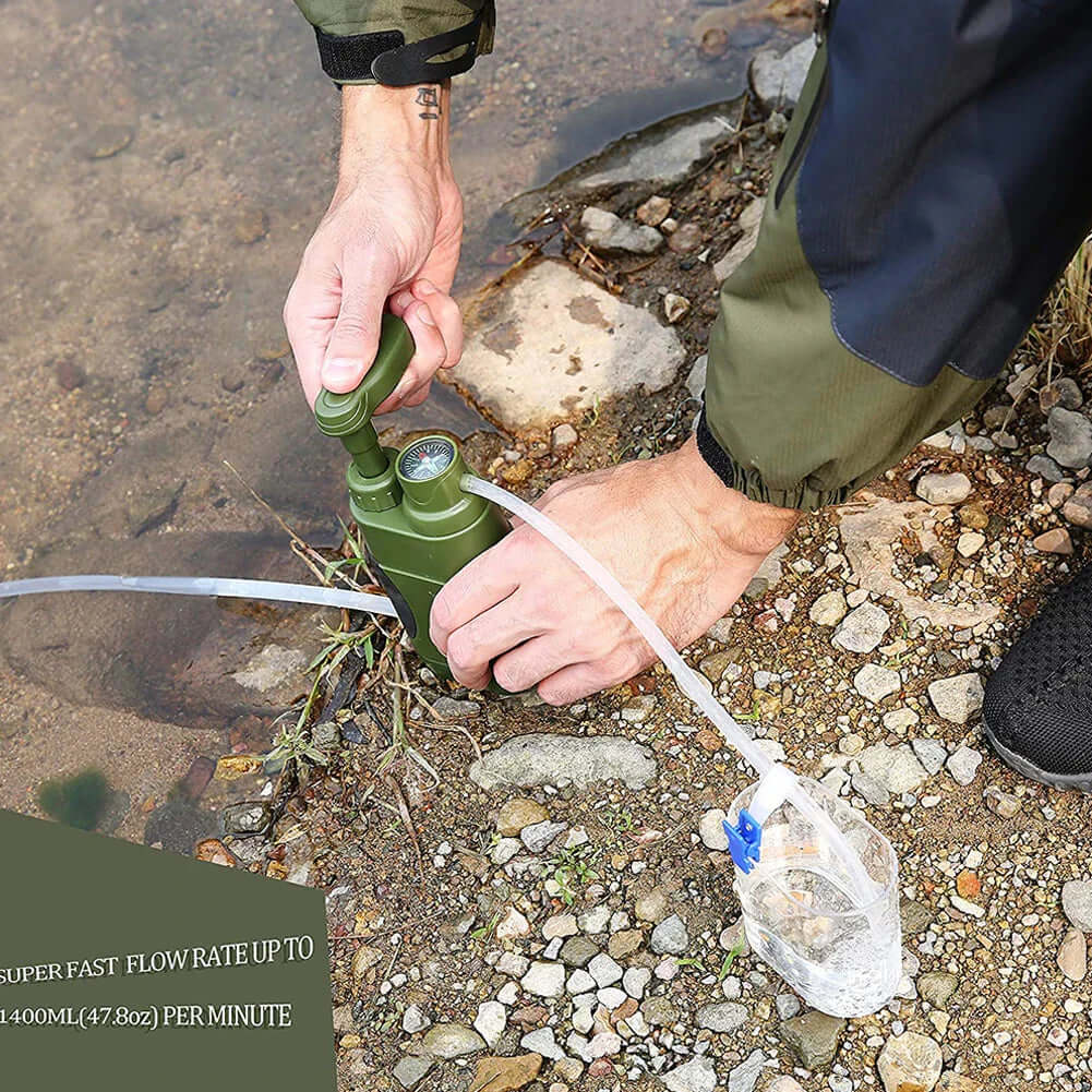 Filtre à eau portable pour l'extérieur et le camping