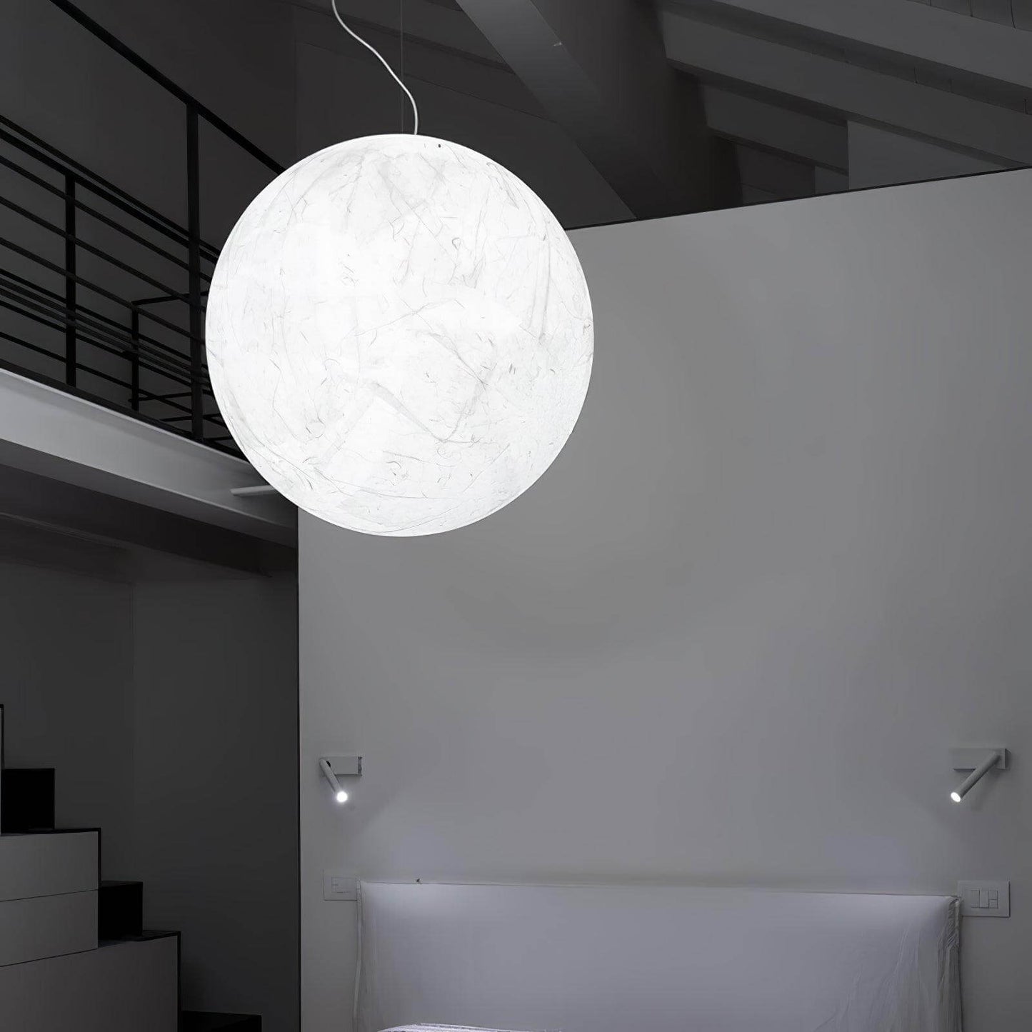 Mondseiden Pendelleuchte - Modernes Design