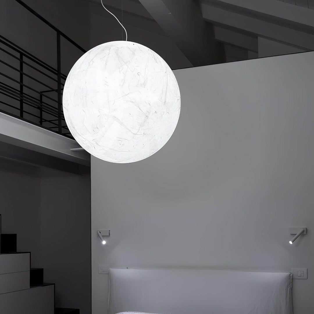 Suspension en soie Moon - design moderne