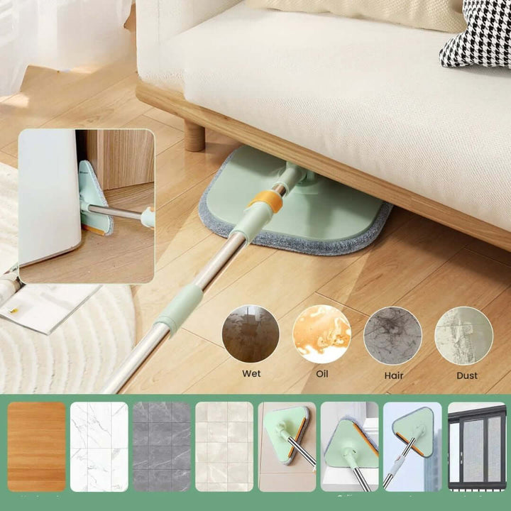 Dreh-Wischmopp mit Selbstreinigung & Eimer