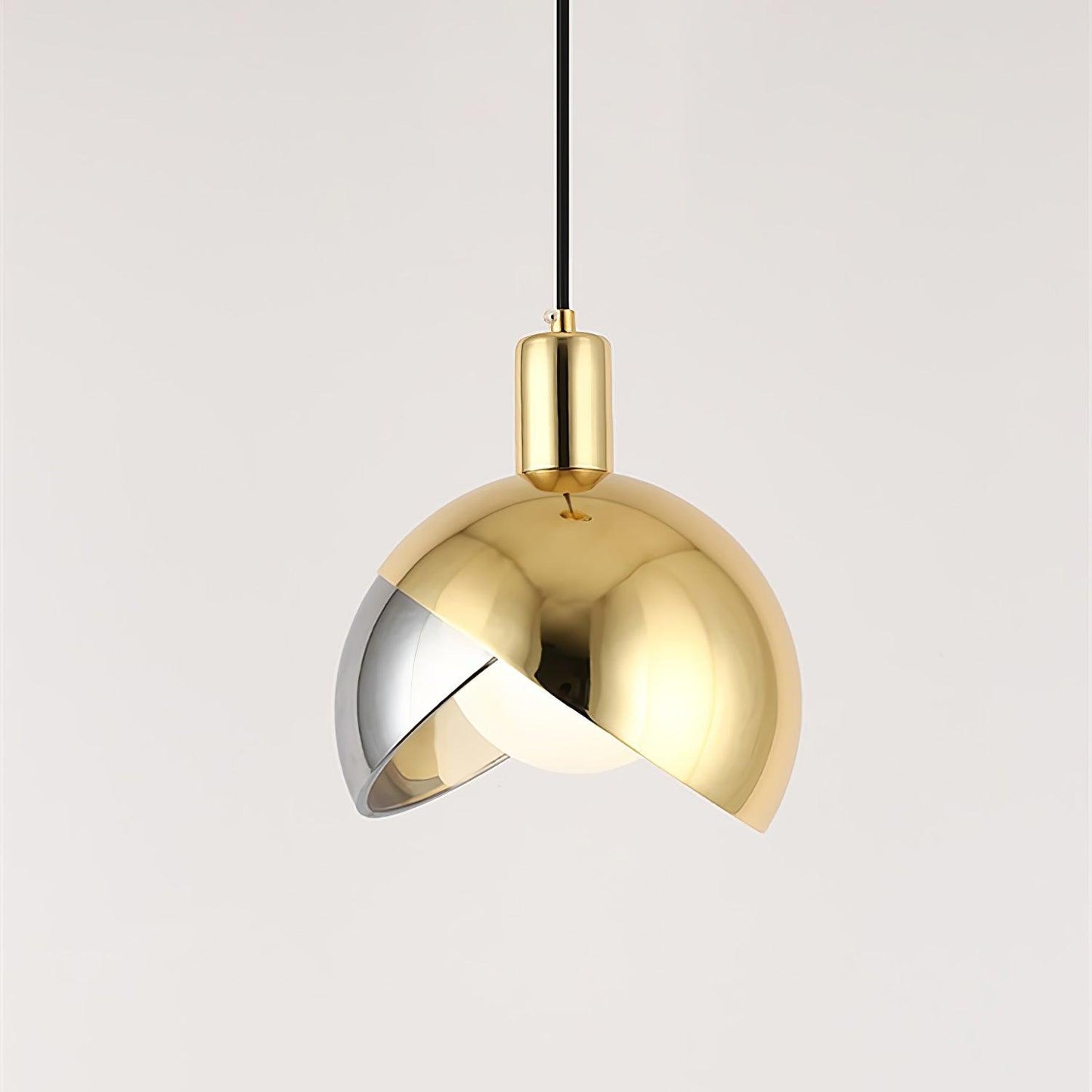 Elegante Pendelleuchte - Glas Metall Design