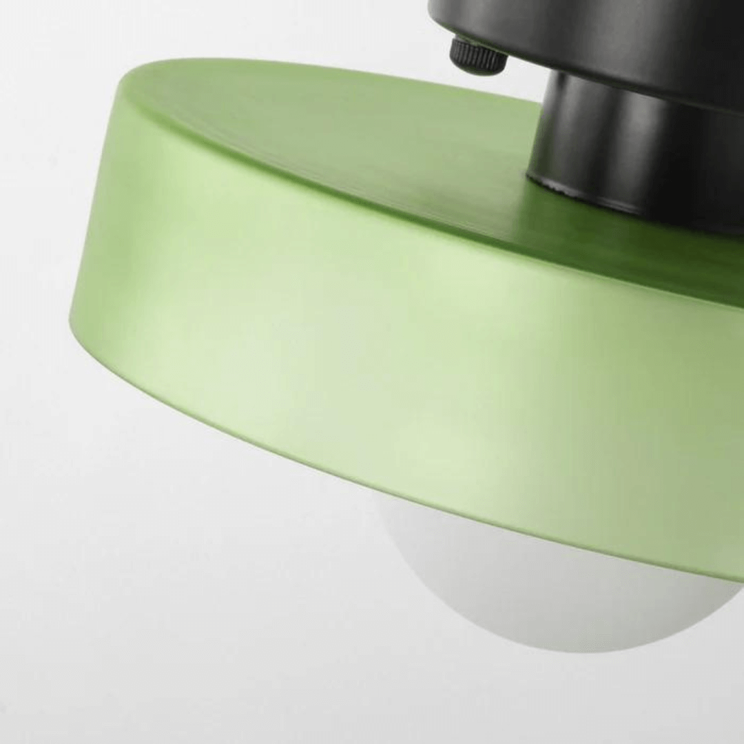 Runde LED Deckenleuchte Modern Glas Lampe