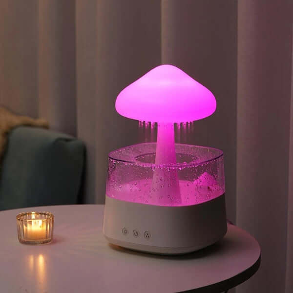Ultraschall Luftbefeuchter mit Nachtlicht & Aroma Diffusor