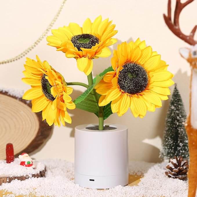 Lampe LED tournesol lumière d'ambiance lumière décorative