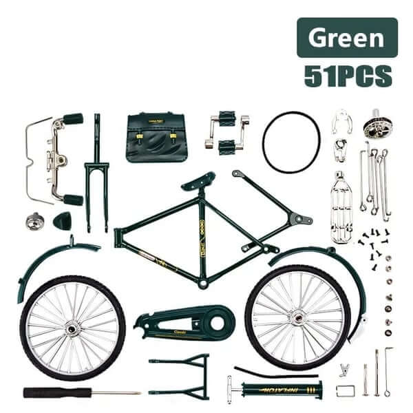 DIY Retro Fahrradmodell Bausatz - Nostalgisches Deko-Objekt