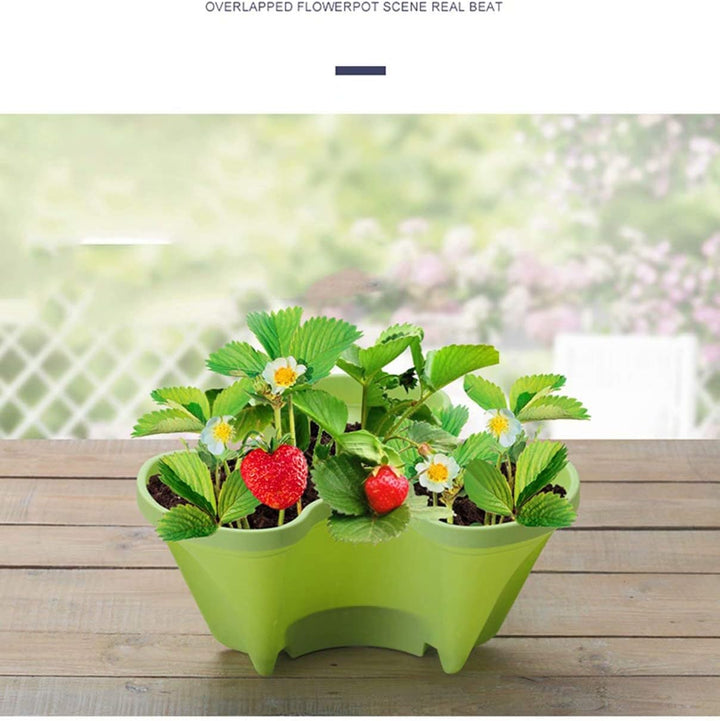 "6-Layer Vertikaler Pflanzturm: Platzsparender Turm für Blumen, Kräuter und Gemüse im modernen Design"