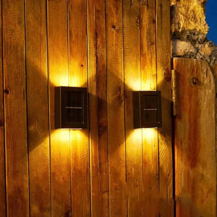 Solar Gartenleuchte Außen Wandleuchte Modern LED