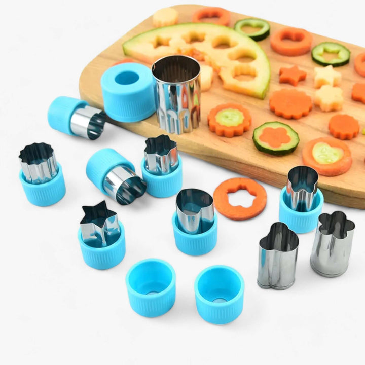 Ensemble d'emporte-pièces 3 pièces étoiles cœur fleur biscuits fruits légumes