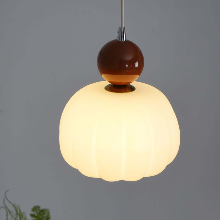 Suspension élégante en forme de citrouille, 14 cm