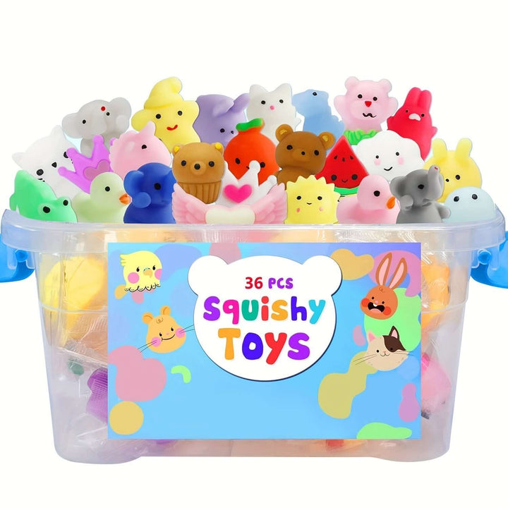 36 Niedliche Squishy Tiere - Stressabbau & Partyspaß