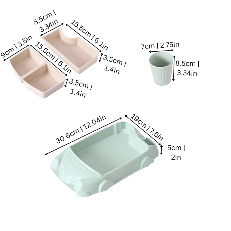 Kinder-Essset – Abenteuer-Teller