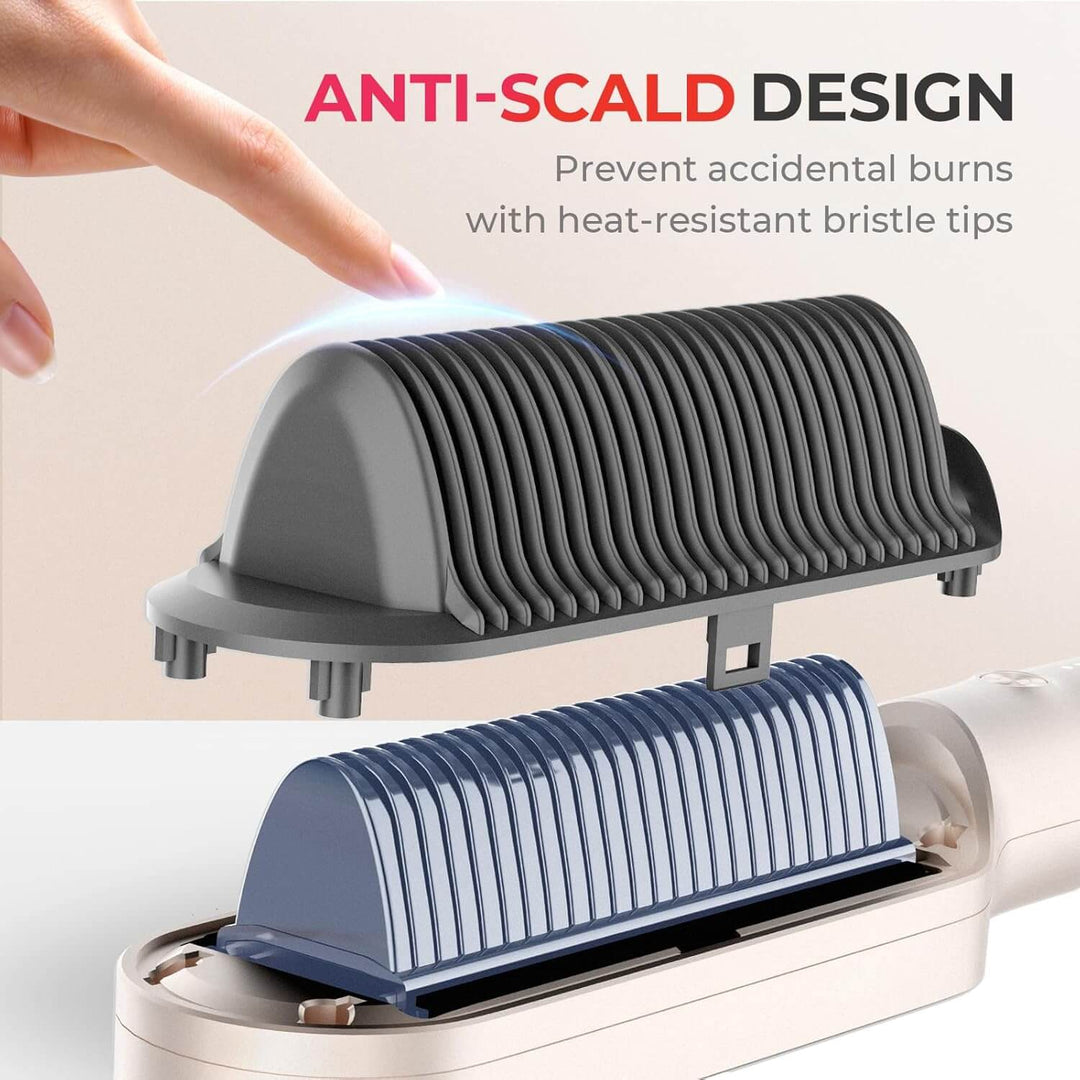 Glättende Haarbürste - 5 Heizstufen, schnelles Aufheizen