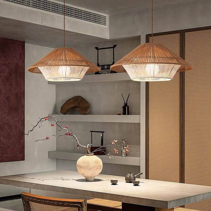 Lampe suspendue japonaise