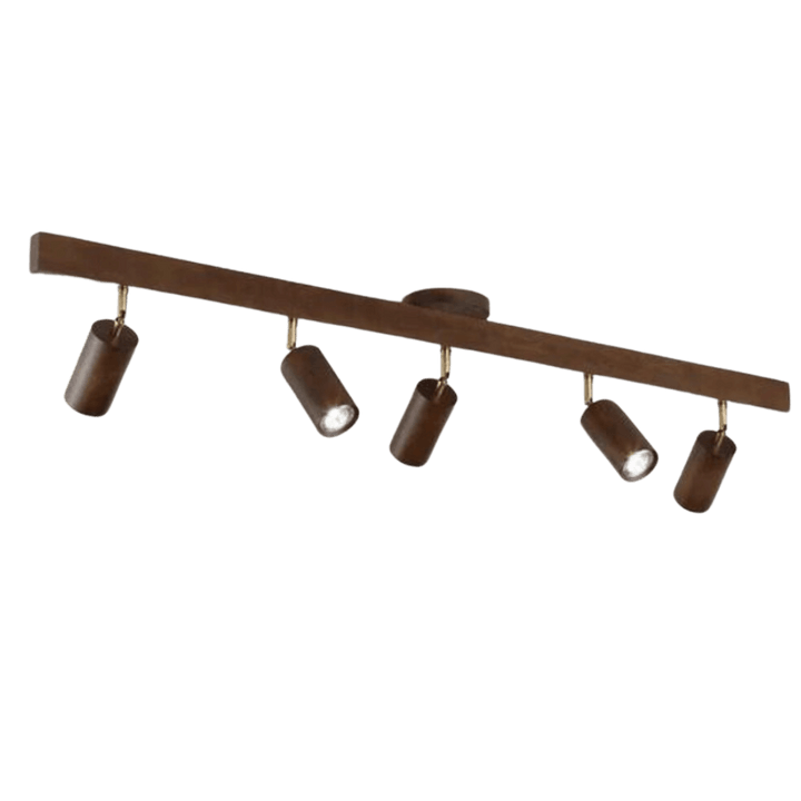 Spot de plafond orientable en bois EcoLux