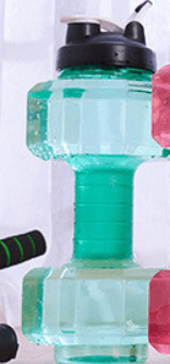 2-in-1 Trinkflasche & Hantel - Fitness & Alltag