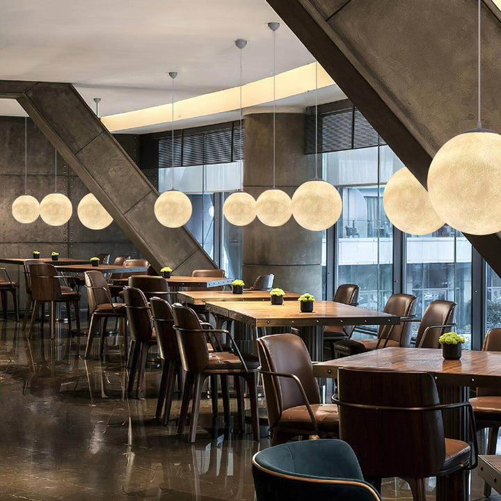 Lampe suspendue Moon au design moderne