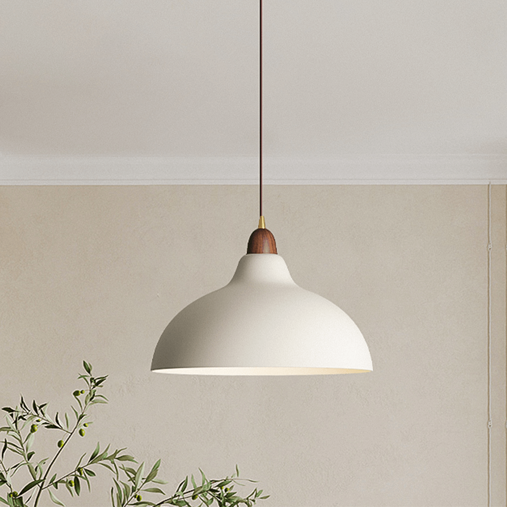 Lampe suspendue scandinave en bois