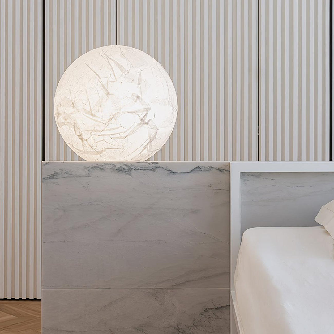 Suspension en soie Moon - design moderne