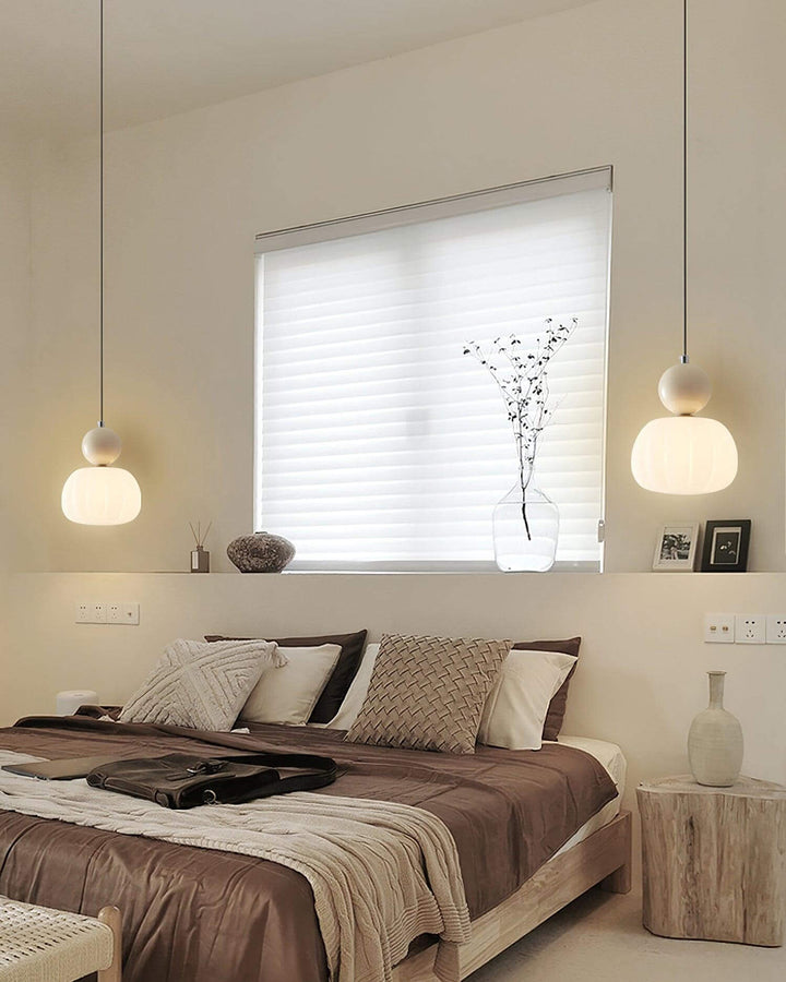 Suspension élégante en forme de citrouille, 14 cm