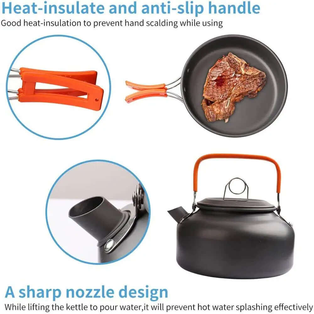 Ensemble de cuisine de camping léger pour l'extérieur