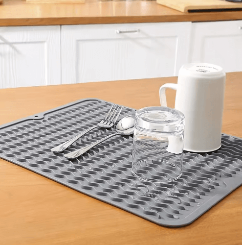 Tapis de séchage en silicone - résistant à la chaleur et durable