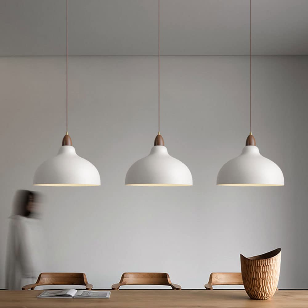 Lampe suspendue scandinave en bois