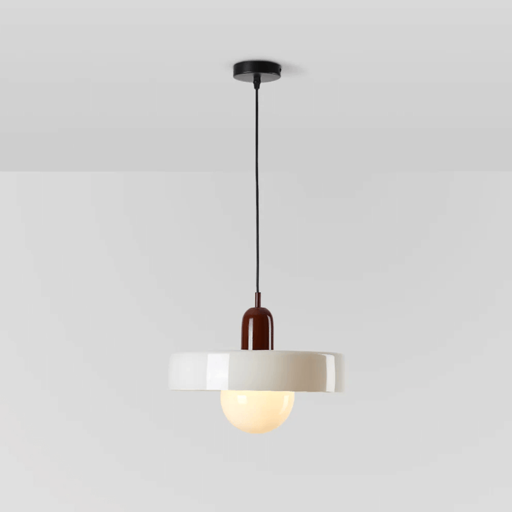 Lampe suspendue en verre à LED au design moderne