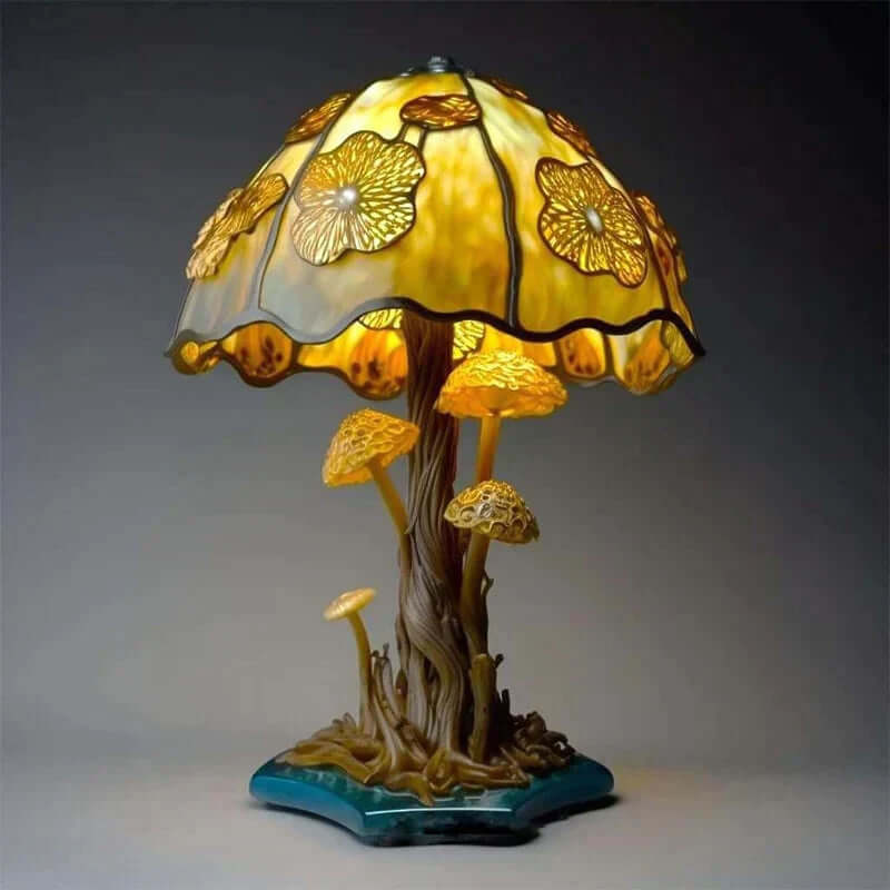 Glasmalerei Tischlampe - Stimmungslicht