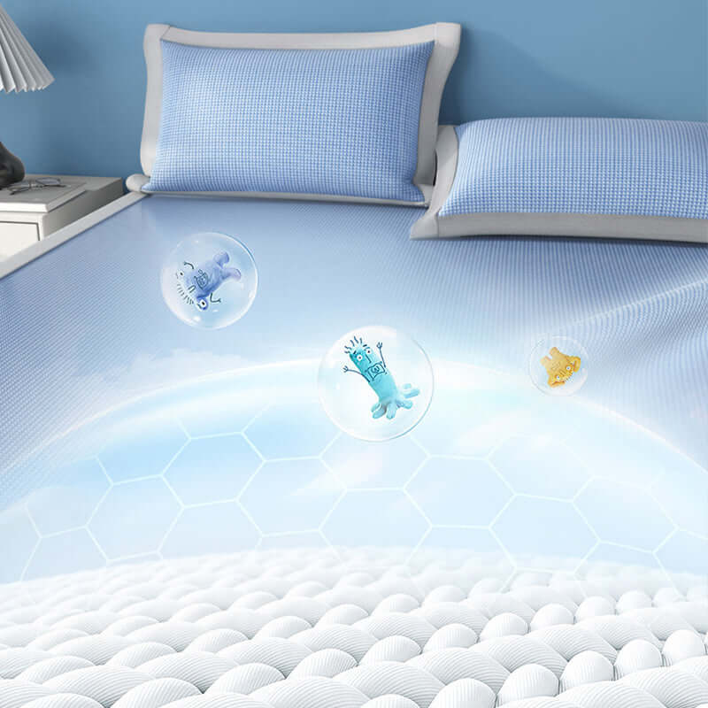 Tapis de lit antibactériens rafraîchissants