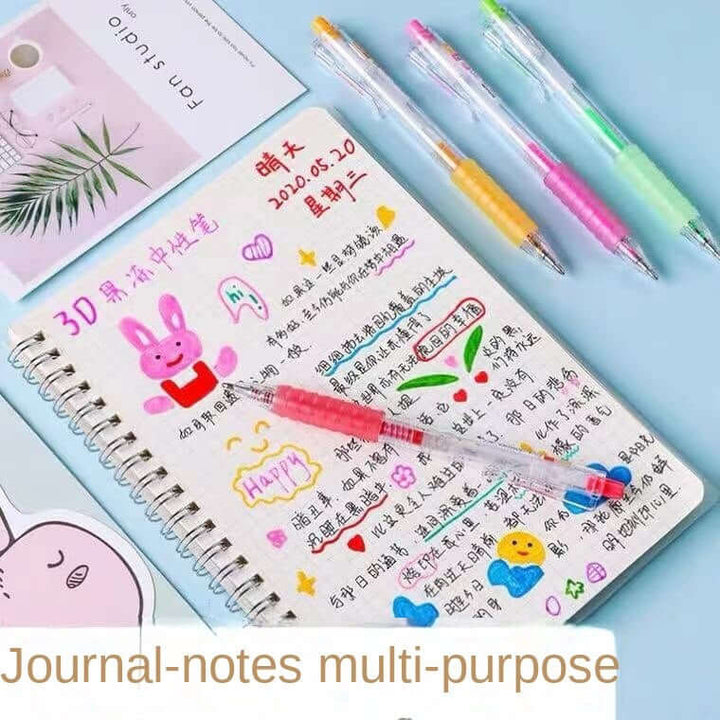 Lot de 12 stylos gel 3D pour l'art créatif