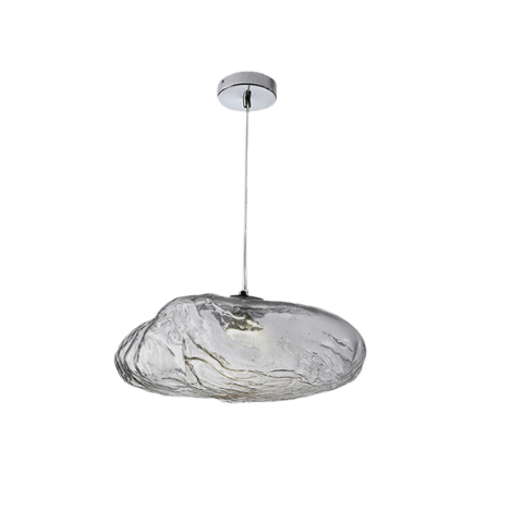 Minimalistische Glasblasen-Pendelleuchte