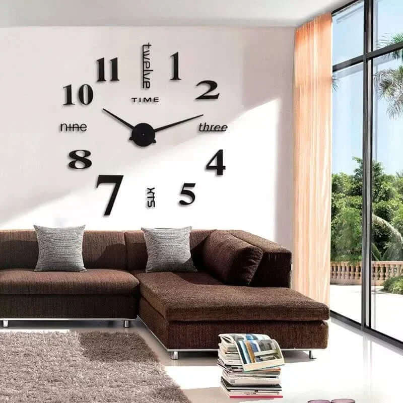 3D Wanduhr DIY - Modernes Design