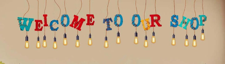 Suspension LED, vitrail et cuivre - Design moderne