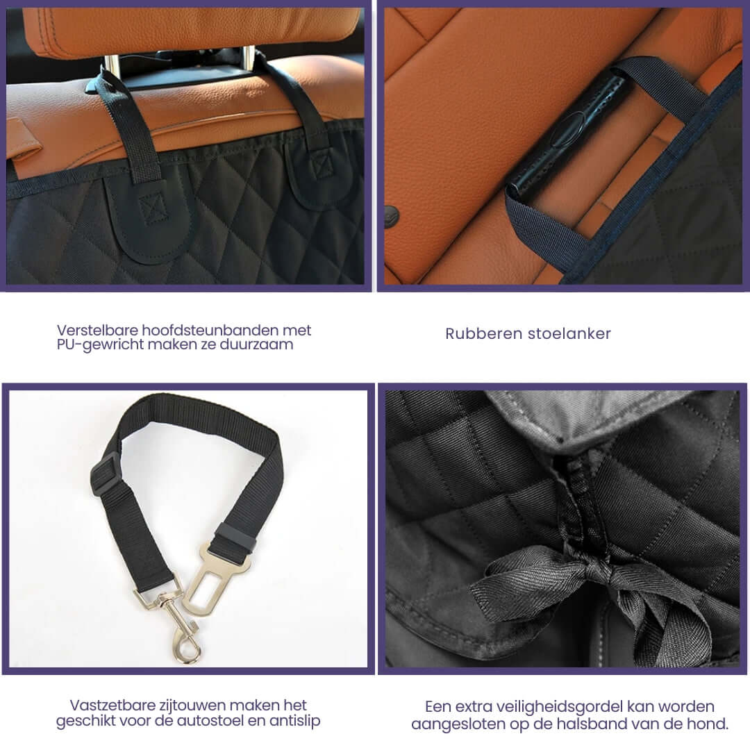 Housse de voiture imperméable pour chiens