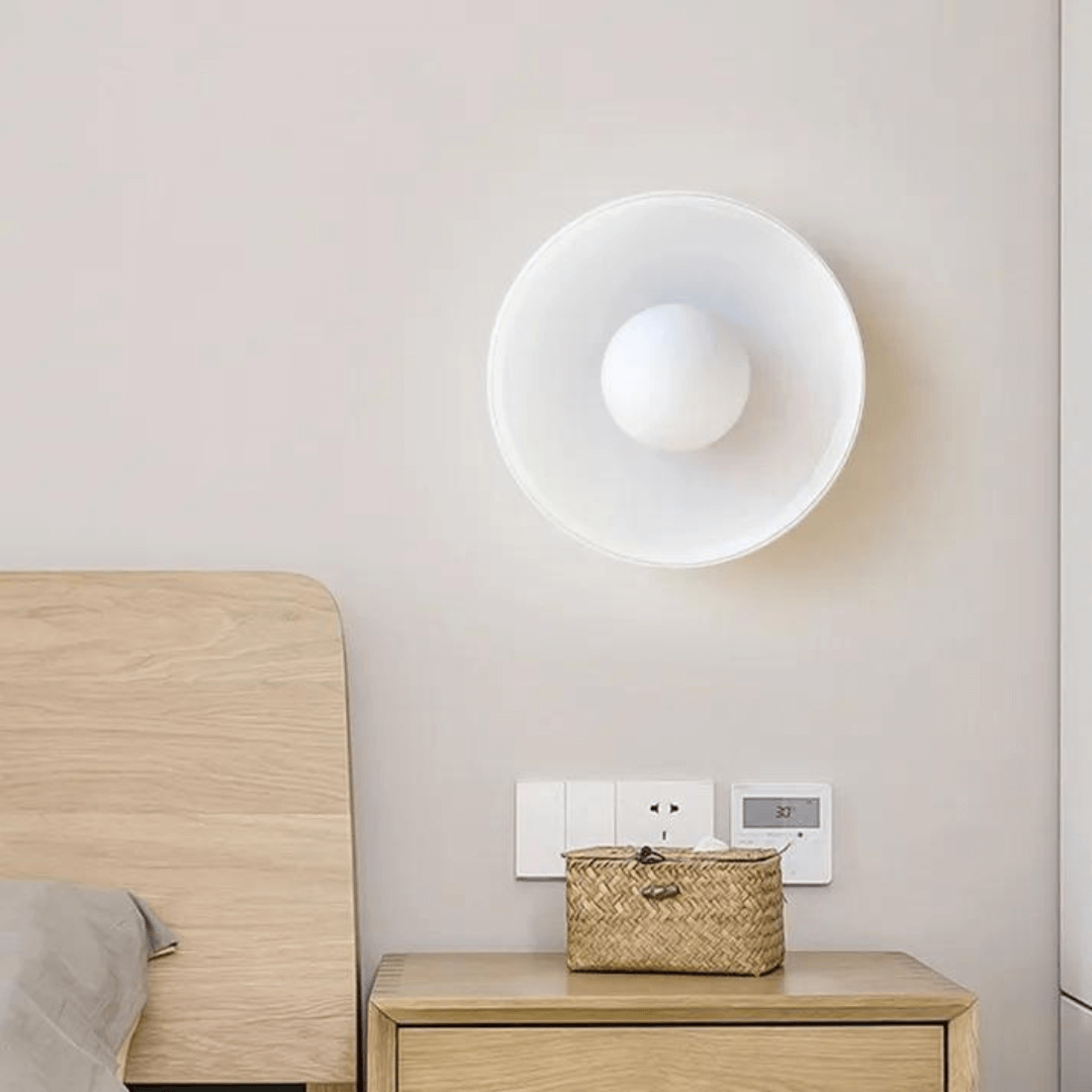 Runde LED Deckenleuchte Modern Glas Lampe