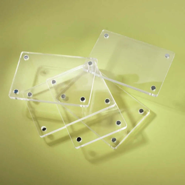 5er Set Moderne Acryl Bilderrahmen mit Magneten